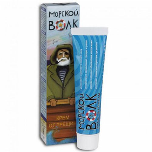 Крем-бальзам от трещин на сухой коже Морской волк, 44 мл