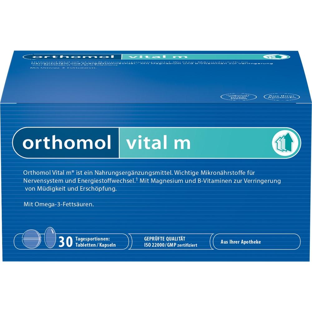 Orthomol Vital M Для представителей сильной половины Ортомол Витал М, таблетки + капсулы на 30 дней