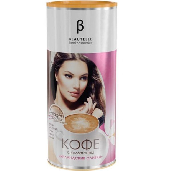 Кофе Ирландские сливки с коллагеном и витаминами Бьютель Арт Лайф, 350 г