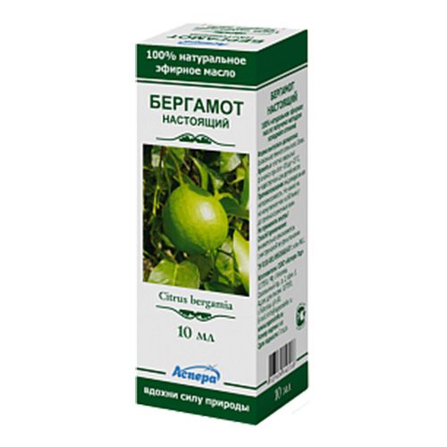 Эфирное масло бергамот настоящий Аспера, 10 мл