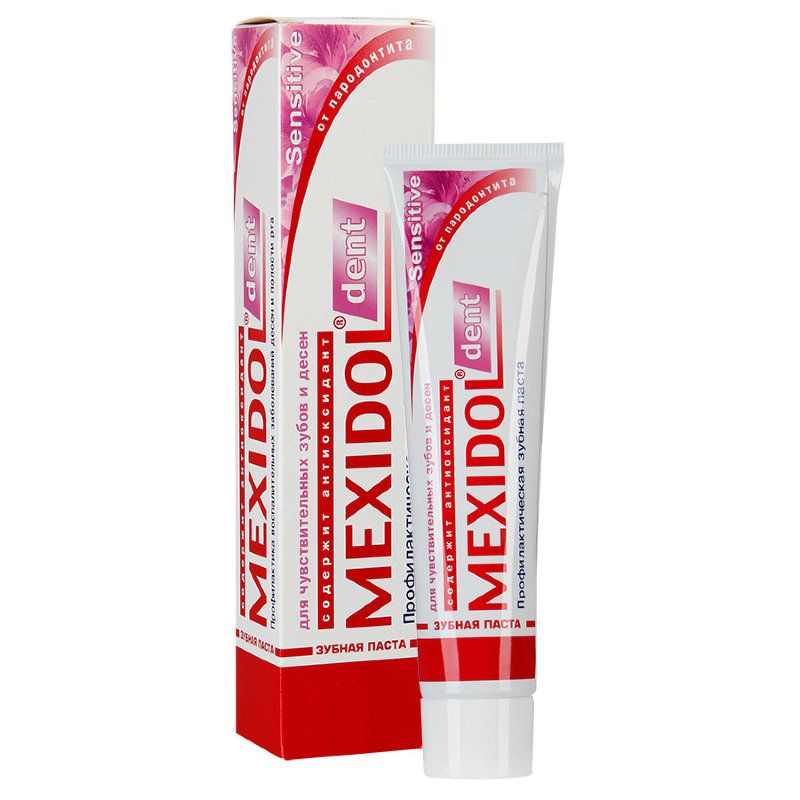 Зубная паста dent sensetive Mexidol, 100 г