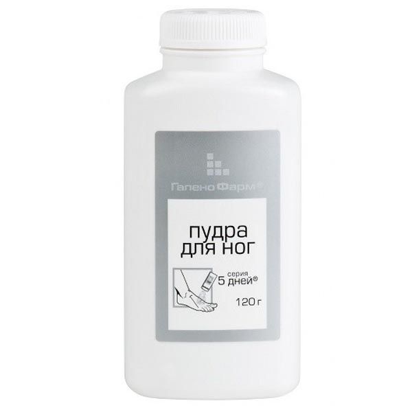 Пудра для ног против потливости 5D 5 дней, 120 г