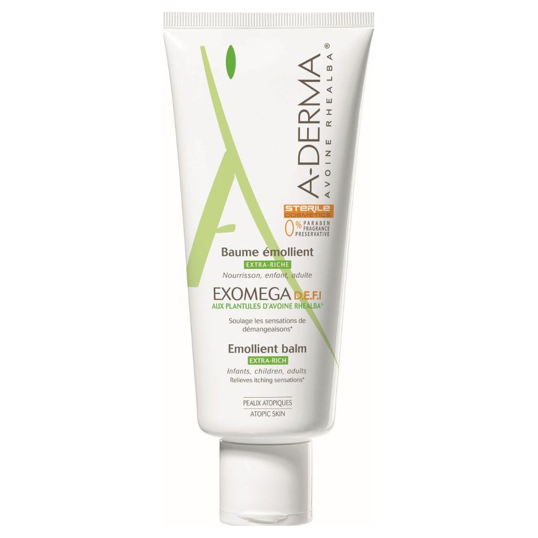 Бальзам Exomega D.E.F.I. смягчающий для сухой и атопической кожи A-Derma, 200 мл