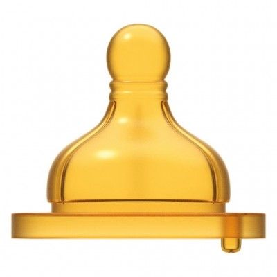 Соска латексная средний поток Chicco Well-Being от 2 мес, 2 шт