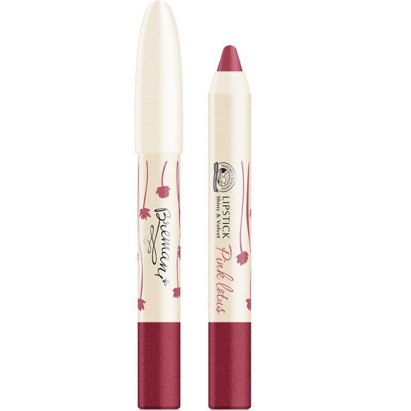 Помада сияющая и бархатная Розовый лотос Lipstick shiny&velvet Pink lotus Bremani NSP