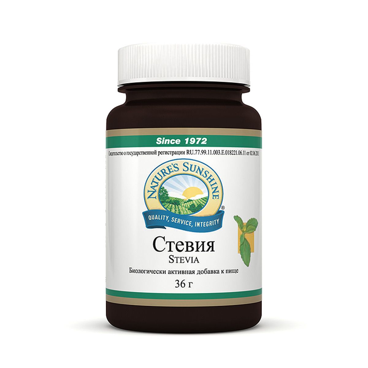 Стевия, Заменитель сахара, NSP, 36 г