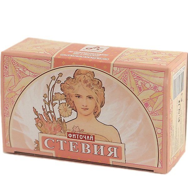 Фиточай Стевия для коррекции веса, 20 фильтр-пакетов х 1 г