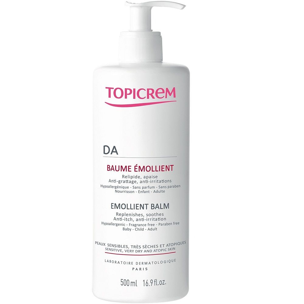 Липидовосстанавливающий бальзам Topicrem AD для сухой и чувствительной кожи, 500 мл