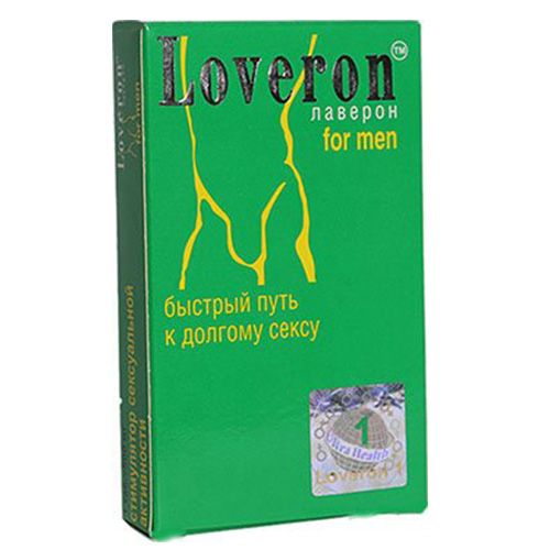Лаверон для мужчин Loveron, 500 мг, 1 таблетка
