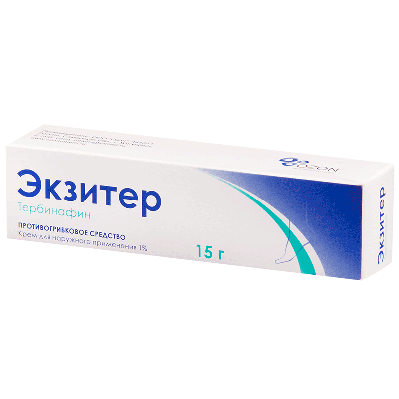 Крем Экзитер противогрибковое средство, 15 г
