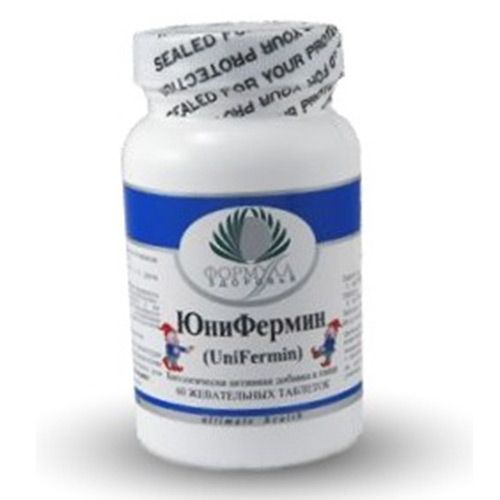 ЮниФермин, Улучшение процессов пищеварения, Альтера Холдинг, 900 мг, 60 таблеток