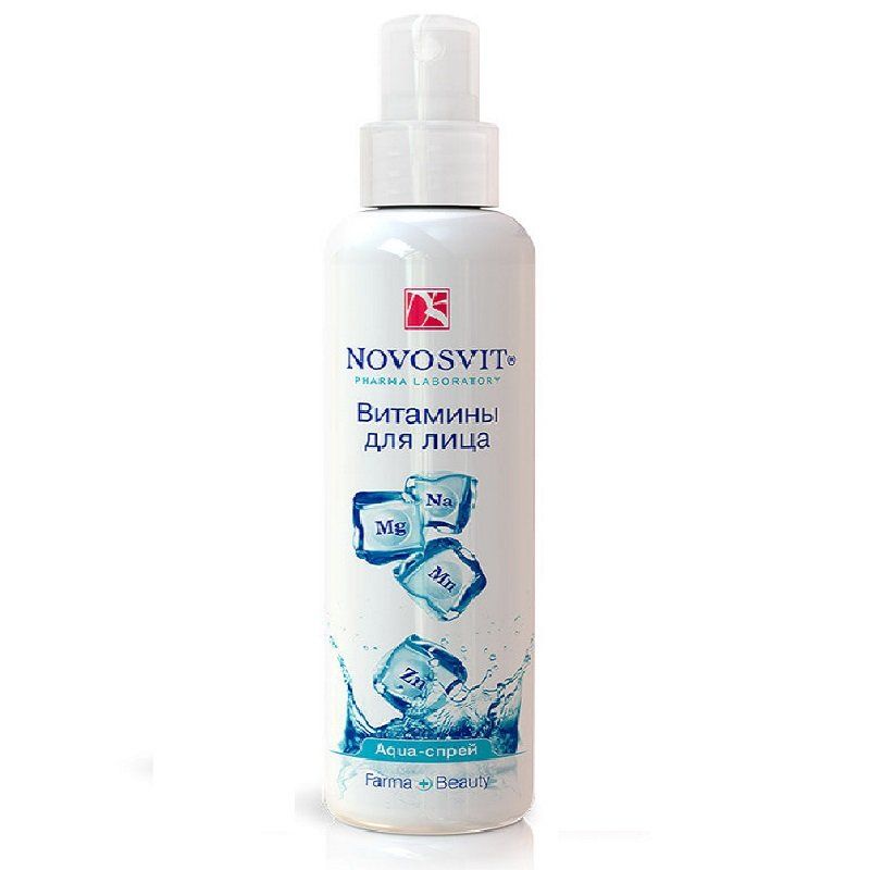 Aqua-спрей витамины для лица Novosvit, 190 мл