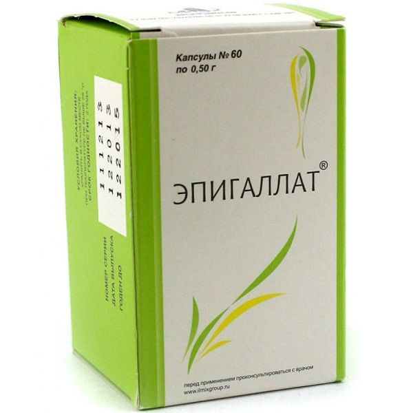 Эпигаллат Профилактика миомы матки МираксФарма, 500 мг, 60 капсул