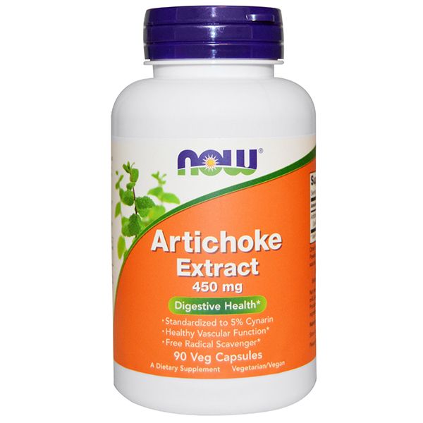Artichoke Extract, Экстракт артишока, Now Foods, 450 мг, 90 капсул