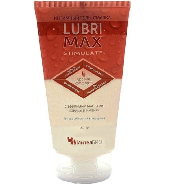 Интимный гель-смазка Lubrimax Stimulate, 150 мл