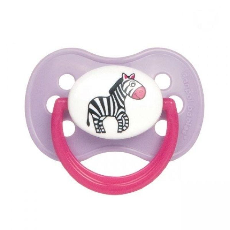 Пустышка латексная круглая Animals 6-18 мес. Canpol Babies, 1 шт