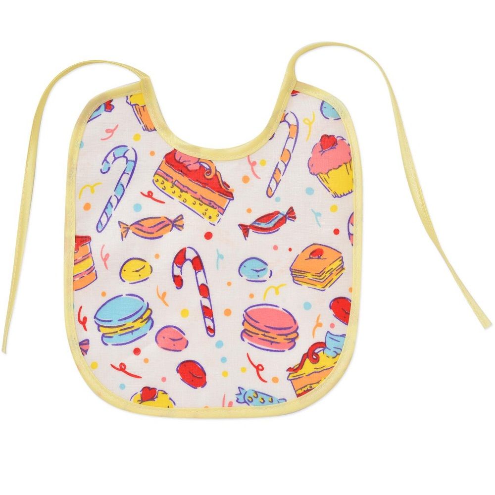 Слюнявчик непромокаемый маленького размера с 3 месяцев Курносики