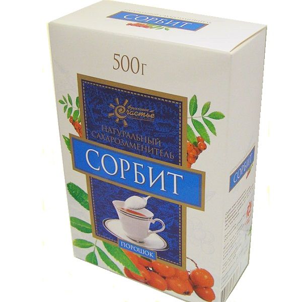 Натуральный сахарозаменитель пищевой сорбит, 500 г