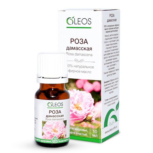Эфирное масло розы дамасской Oleos, 10 мл