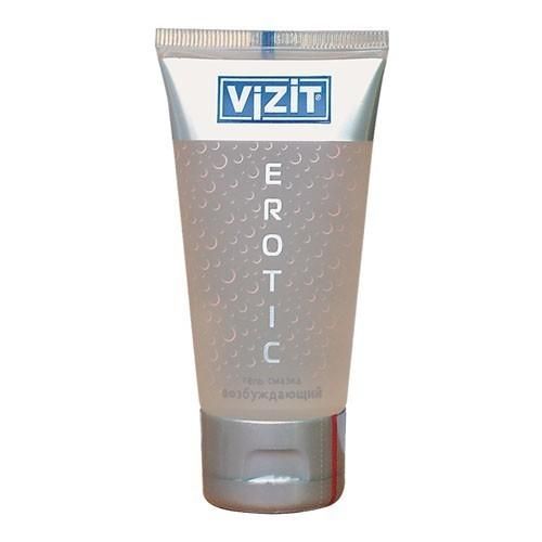 Гель-смазка erotic возбуждающий Vizit, 50 мл