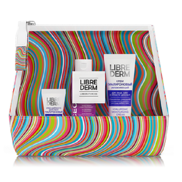 Дорожный набор Гиалуроновое увлажнение Librederm, 3 шт
