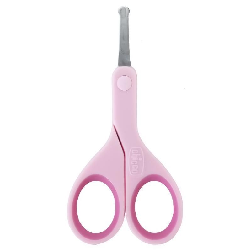 Ножницы детские с чехлом Chicco, цвет розовый