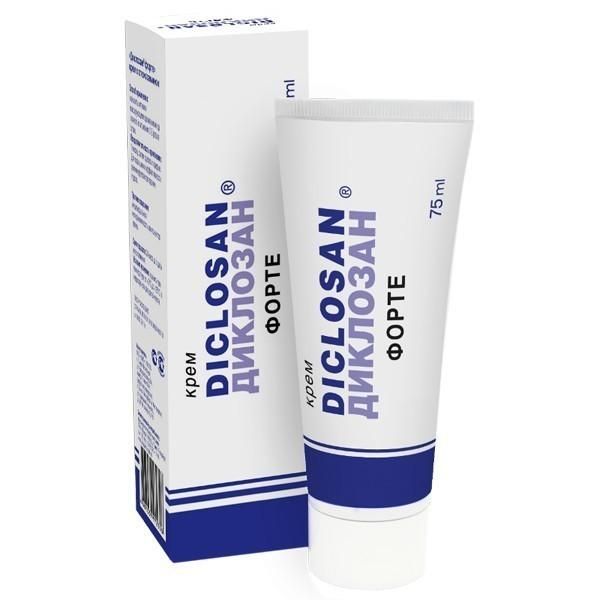 Крем Диклозан Форте с глюкозамином при болях в мышцах и суставах, 75 мл