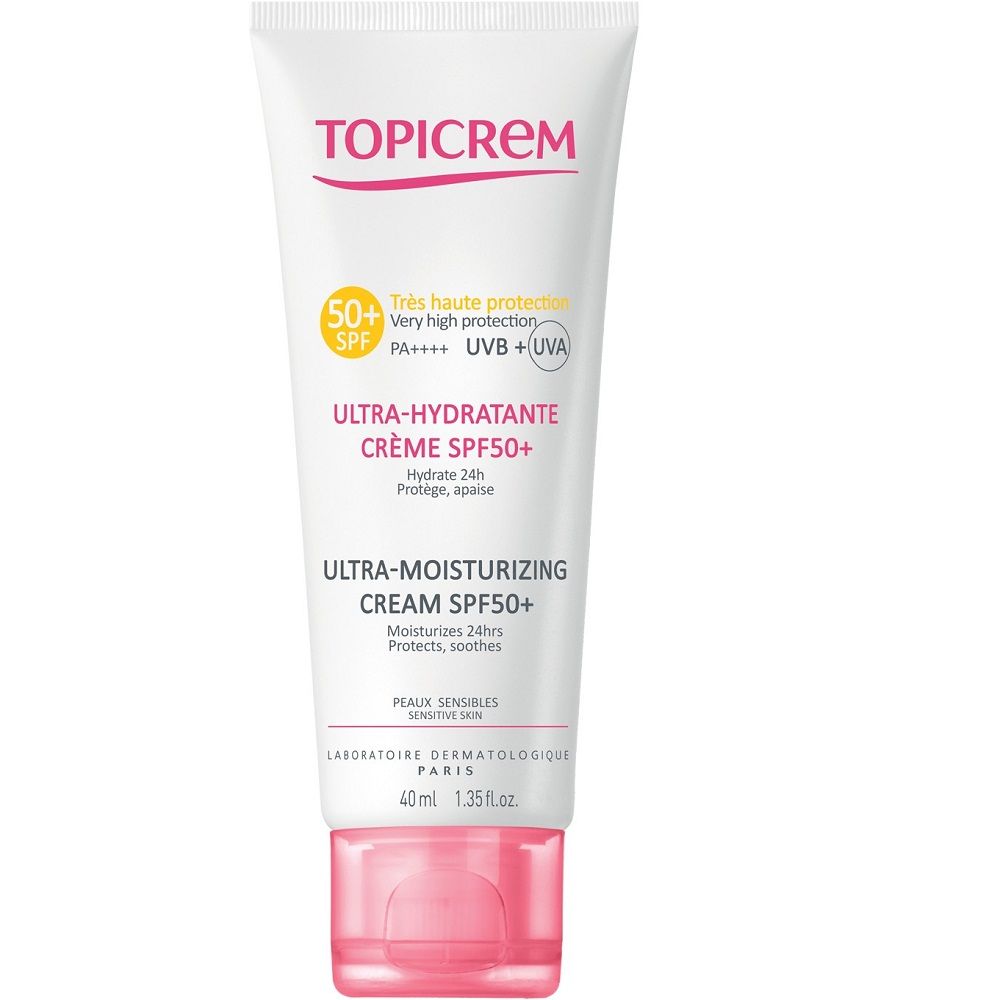 Ультраувлажняющий крем Topicrem SPF50+, 40 мл