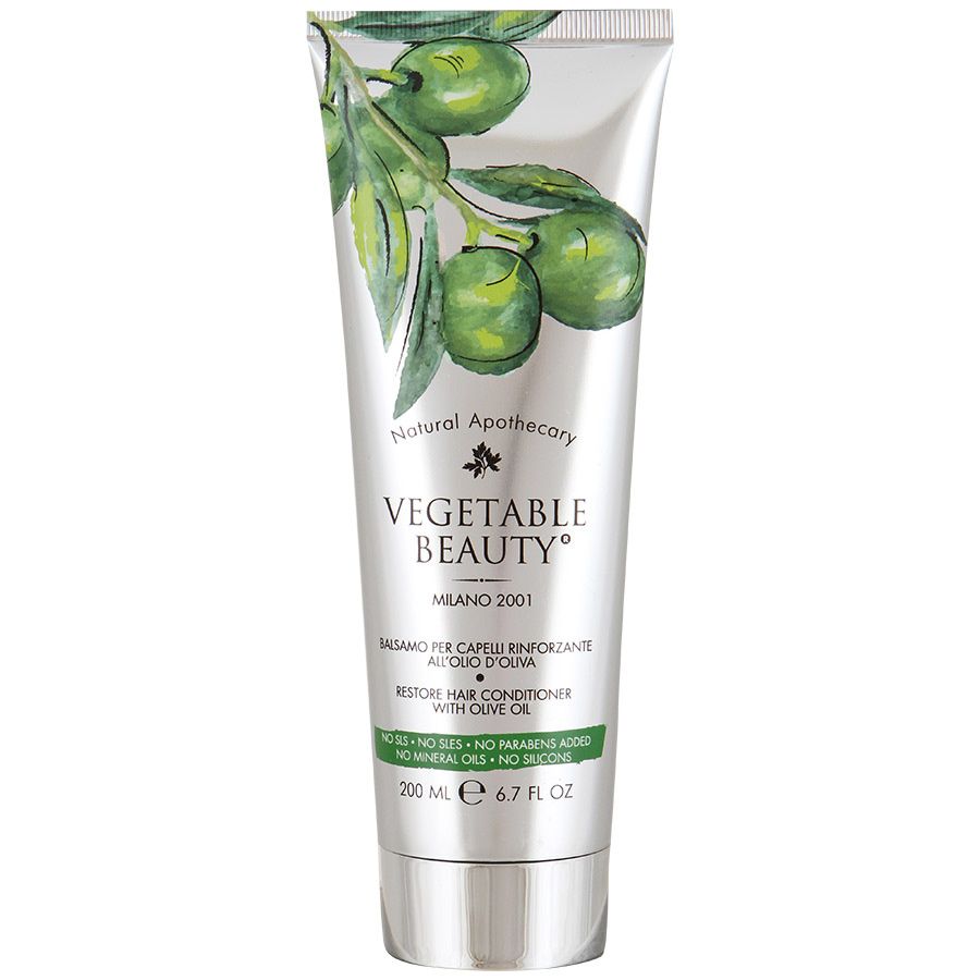 Бальзам для волос восстанавливающий с маслом оливы Vegetable Beauty, 200 мл