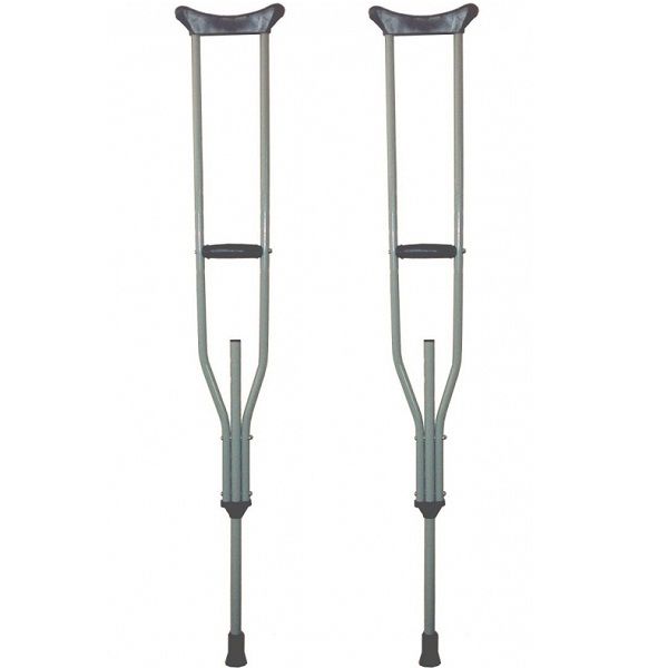 Костыли опорные металлические для взрослых (пара)