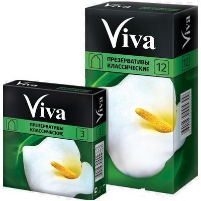 Презервативы классические Viva, 12 шт