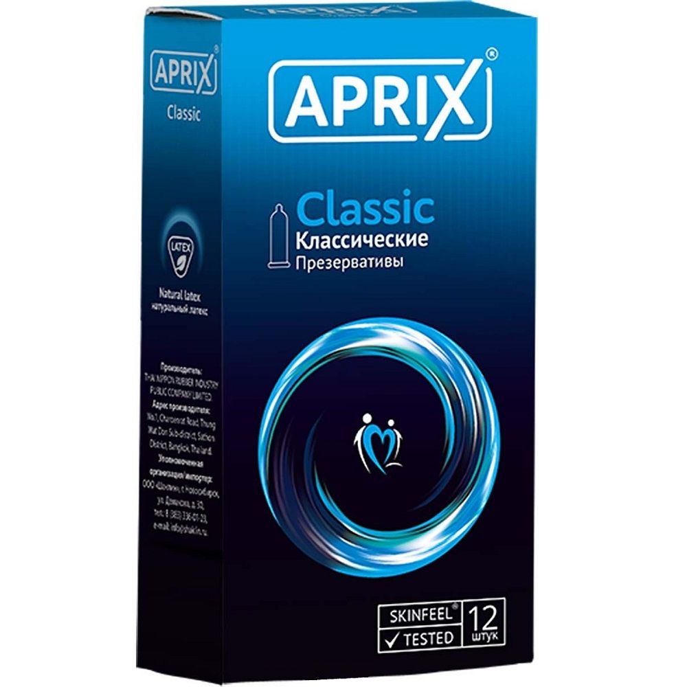 Презервативы Aprix Classic Классические, 12 шт