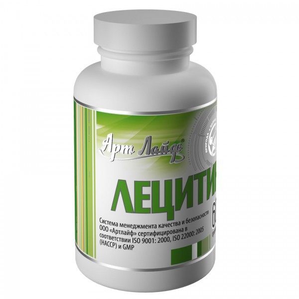 Лецитин, Профилактика заболеваний нервной системы, Арт Лайф, 60 гр
