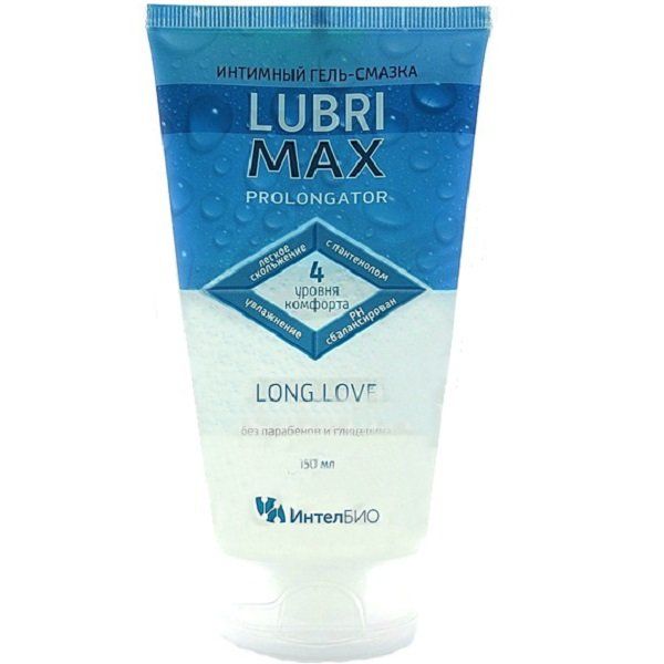 Интимный гель-смазка Lubrimax Prolongator, 150 мл