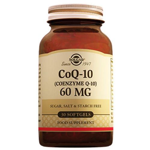 Солгар Коэнзим Q-10 Устранение хронической усталости Solgar 60 мг, 30 капсул