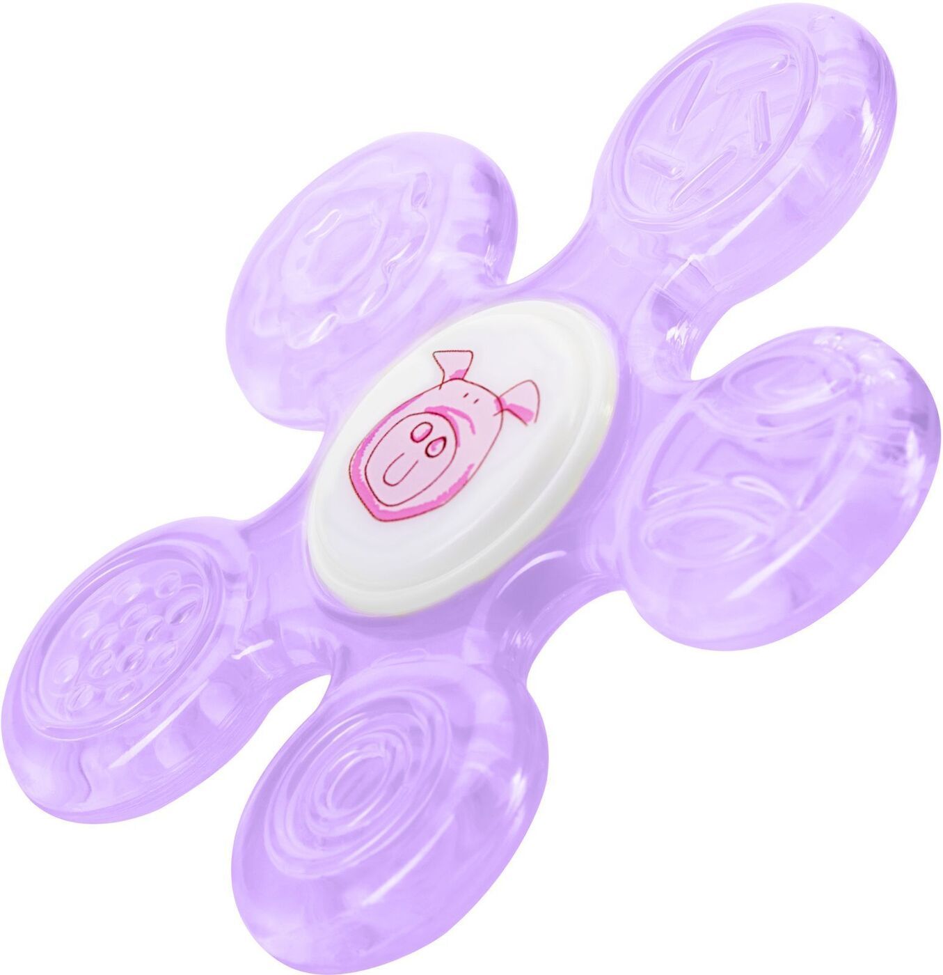 Прорезыватель-спиннер с водой "Хрюшка" Курносики с 4 месяцев 23098