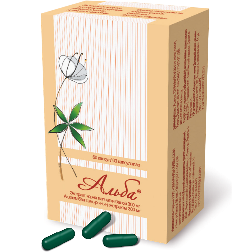 Альба для восстановления тиреоидного статуса 0,45 г, 60 шт