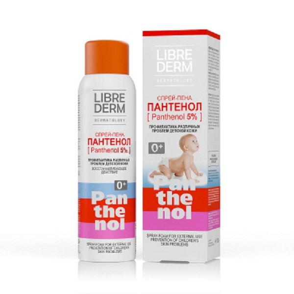Спрей-пена для детей 5% Librederm Пантенол, 130 г
