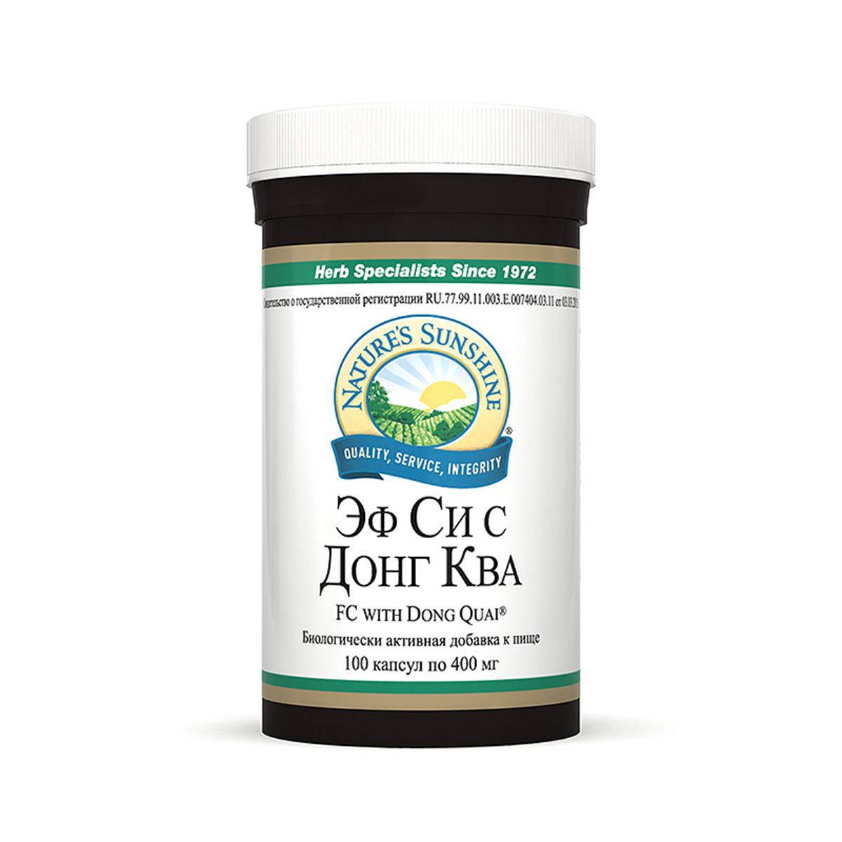 Эф Си с Донг Ква, Полезен при климаксе, NSP, 400 мг, 100 капсул